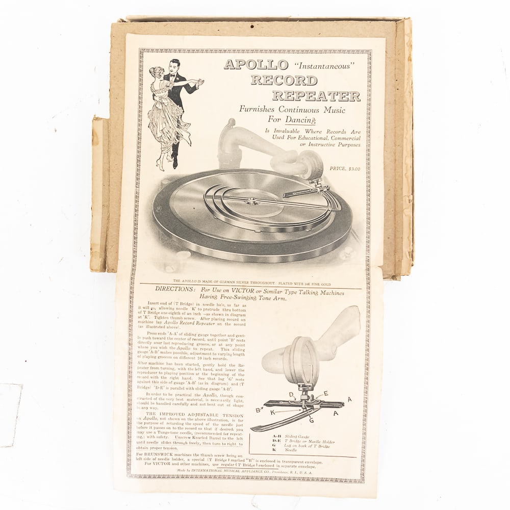 Apollo Disc Phonograph Record Repeater - 6