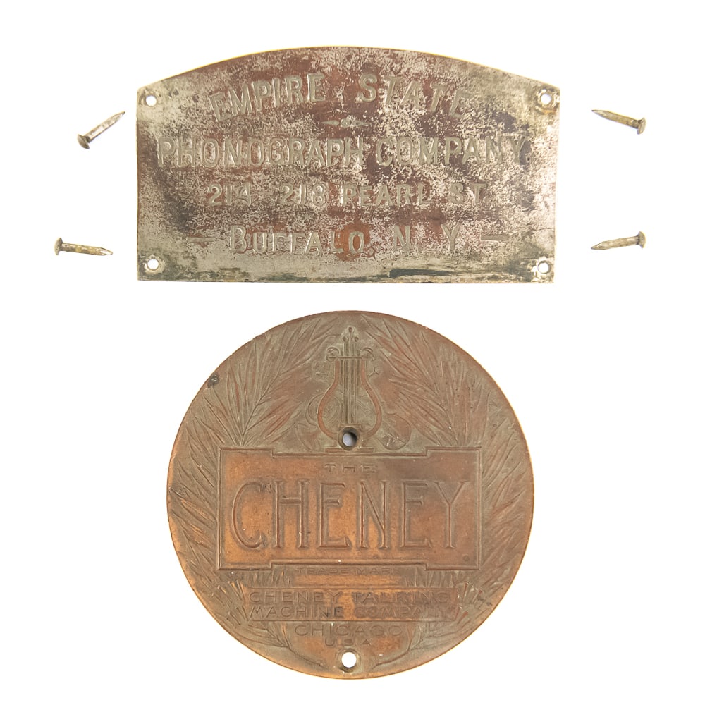 Two Phonograph ID and Dealer Tags (1 of 4)