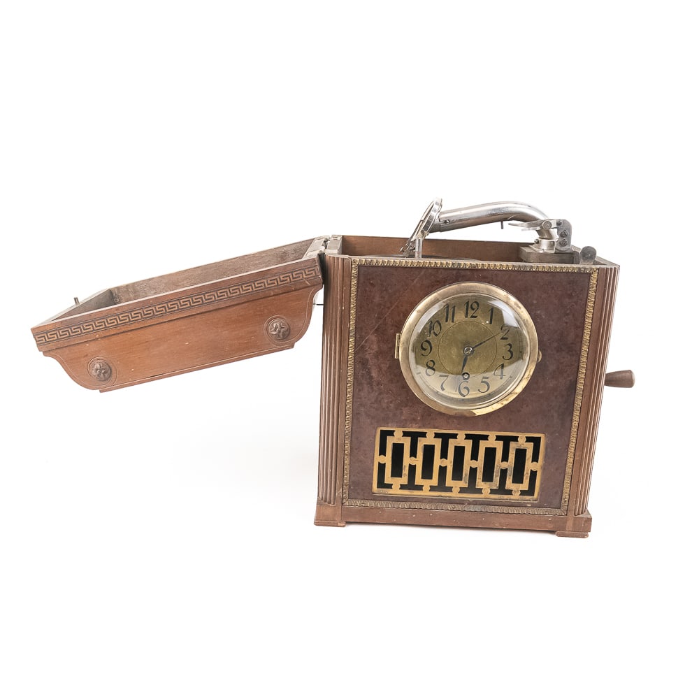 Rare Tempophon Phonograph Alarm Clock - 4