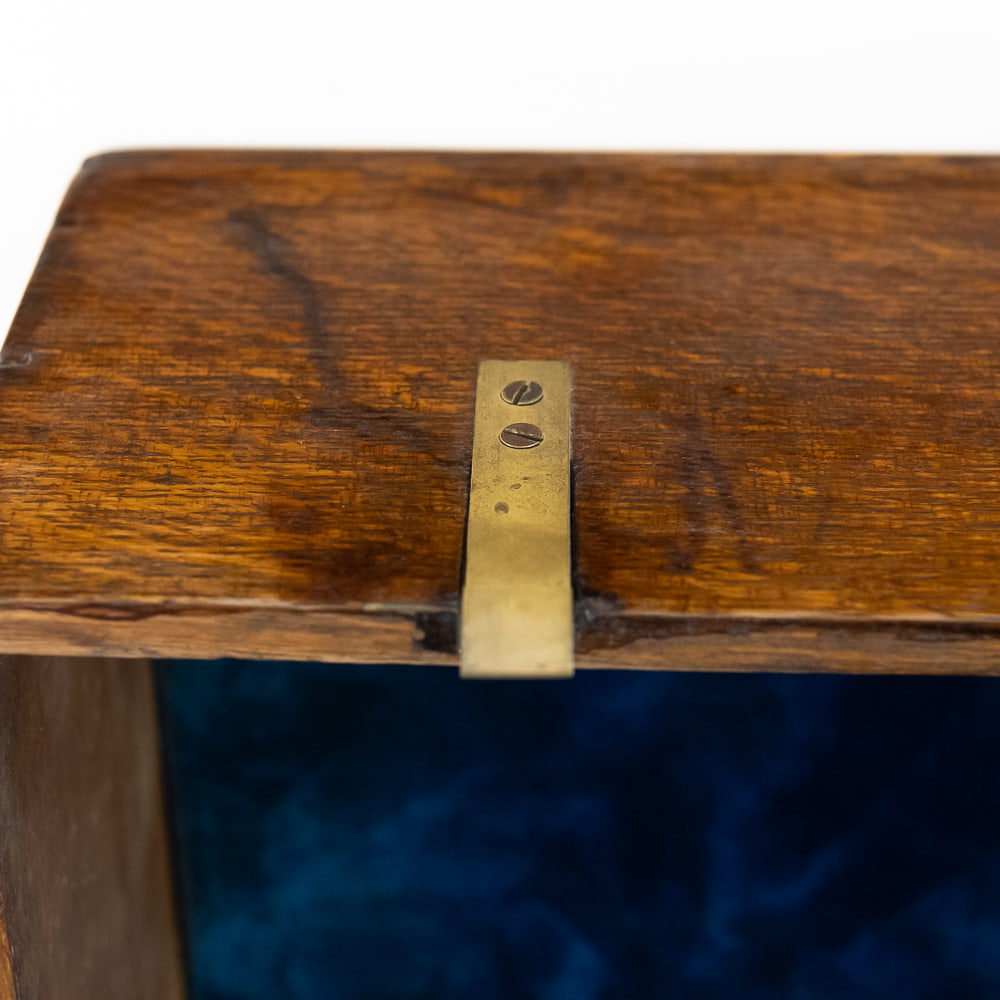 Oak Cylinder Record Storage Case - 3