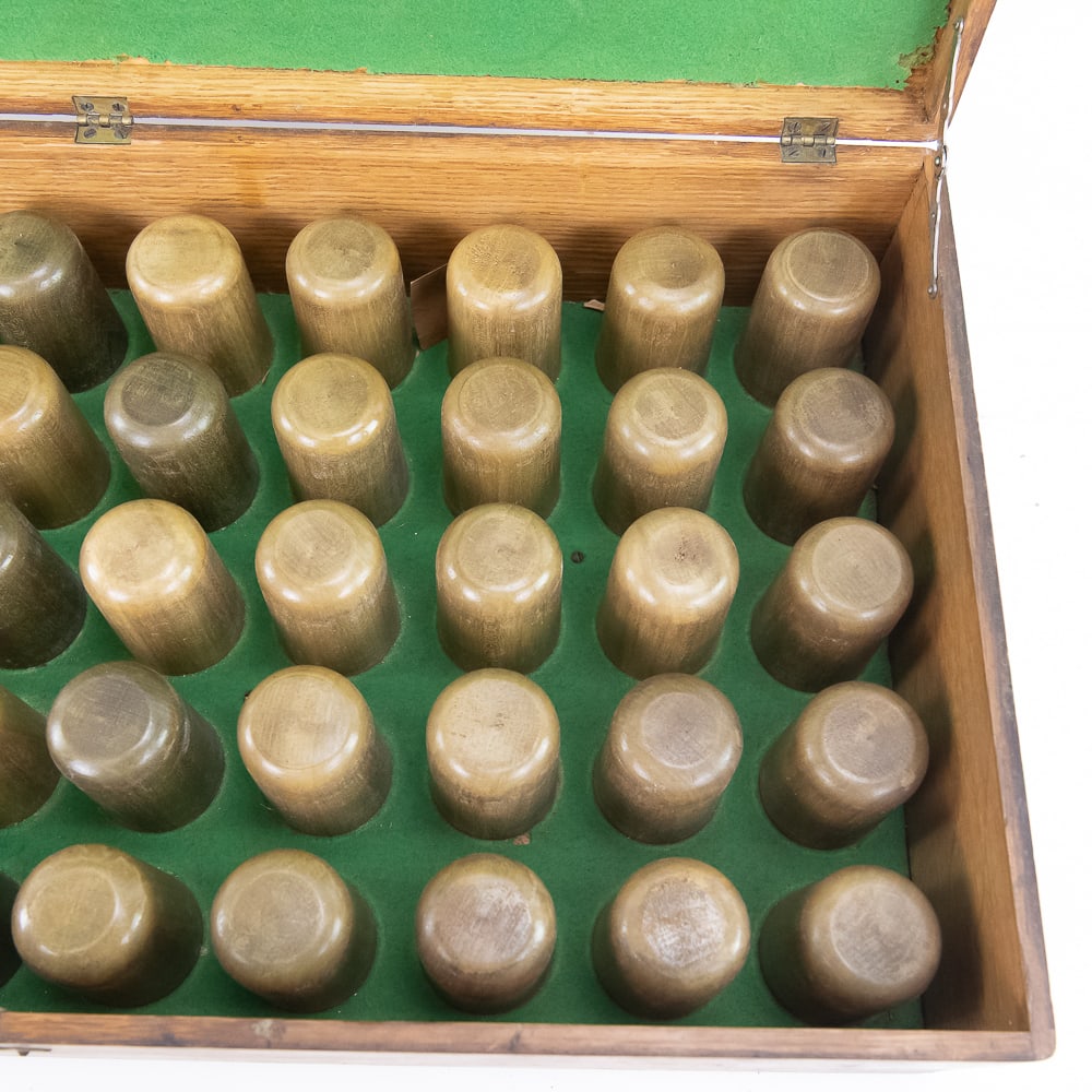 Oak Cylinder Record Storage Case - 3