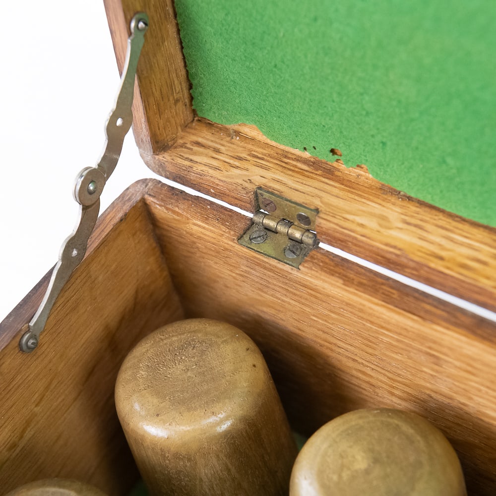 Oak Cylinder Record Storage Case - 4