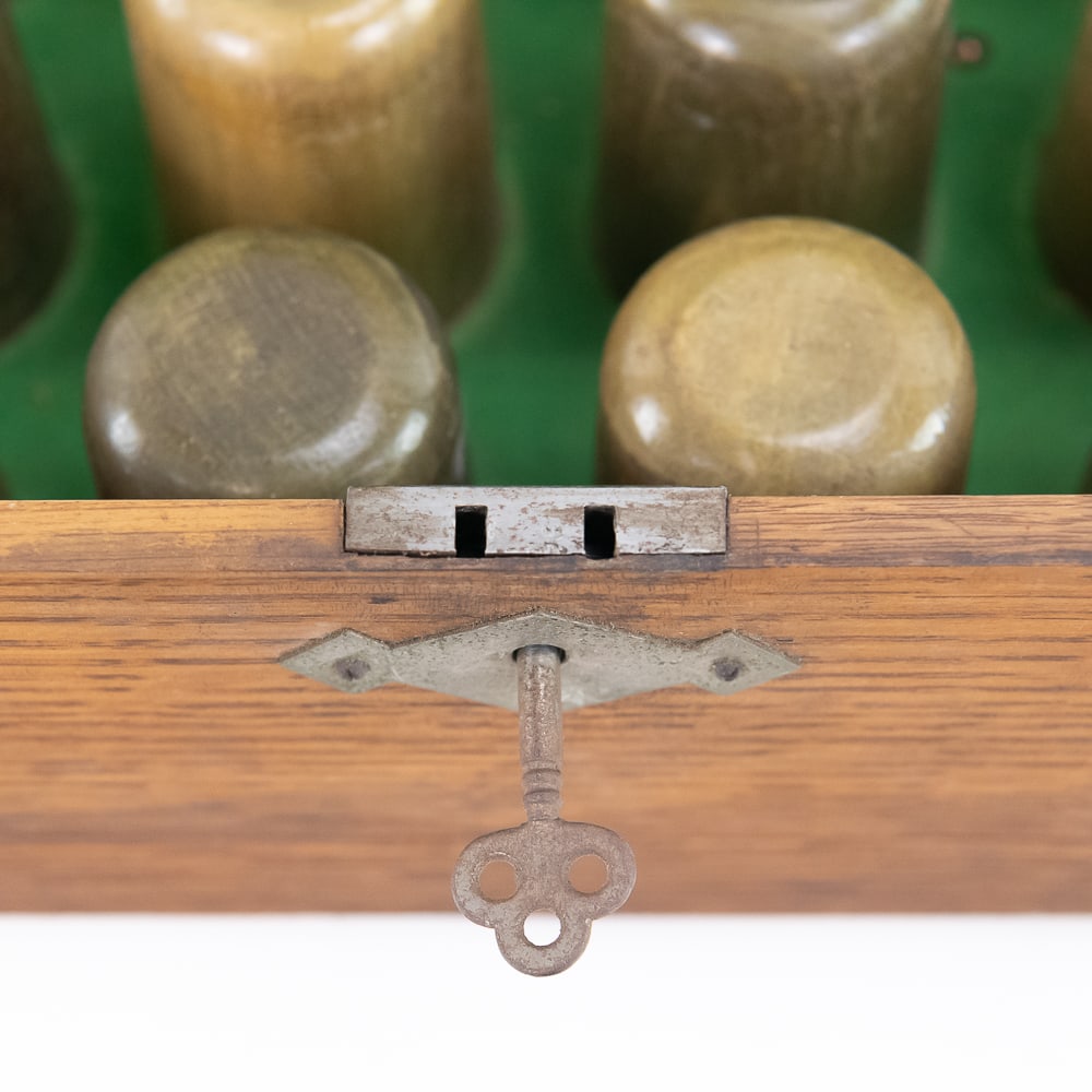Oak Cylinder Record Storage Case - 5