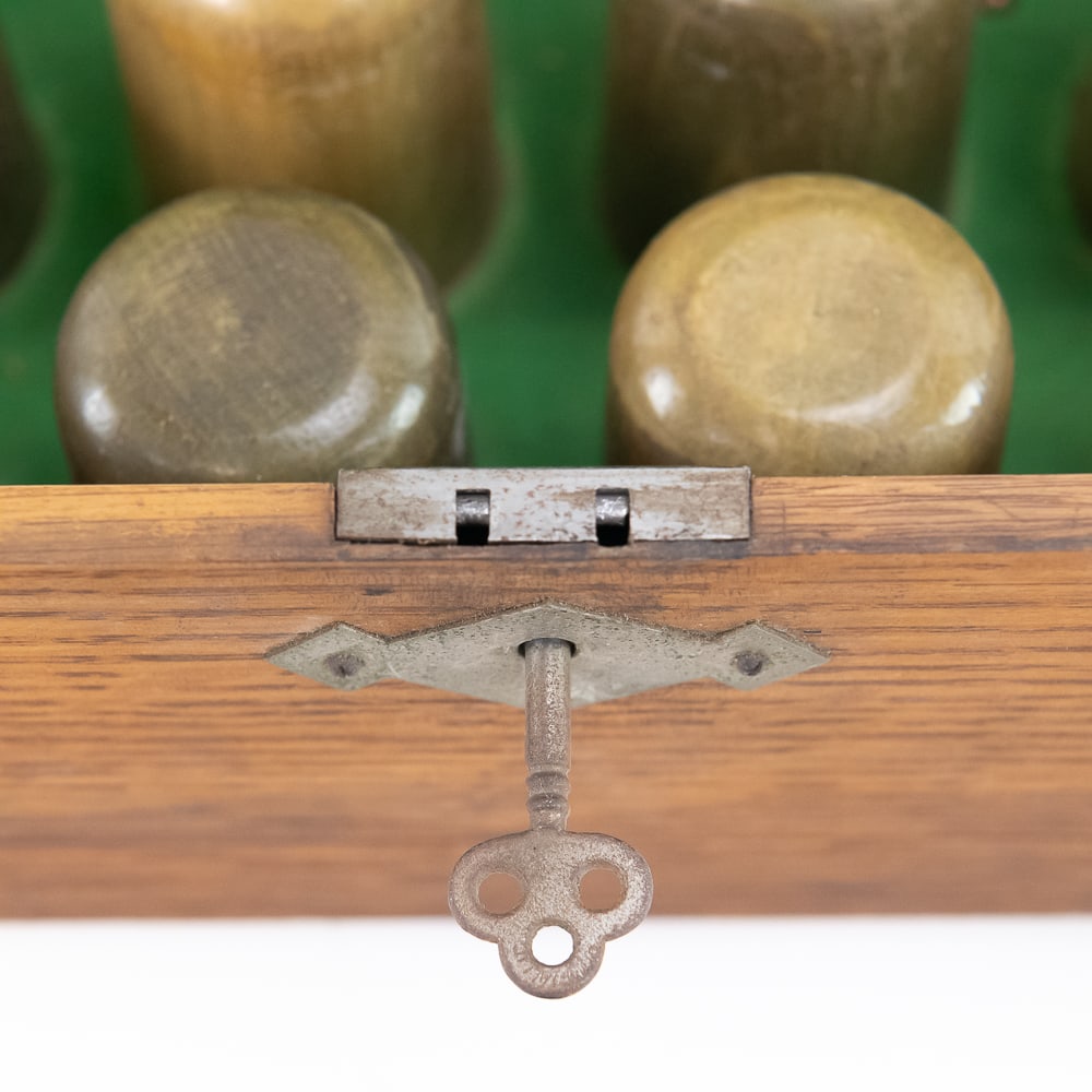 Oak Cylinder Record Storage Case - 6