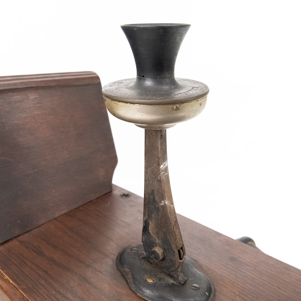Oak Kellogg Wall Telephone - 16