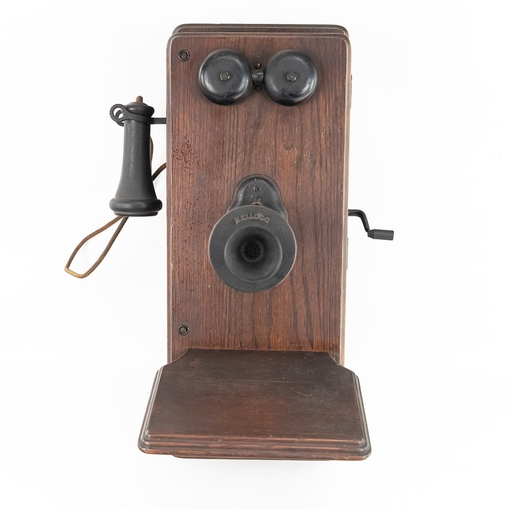 Oak Kellogg Wall Telephone (1 of 16)