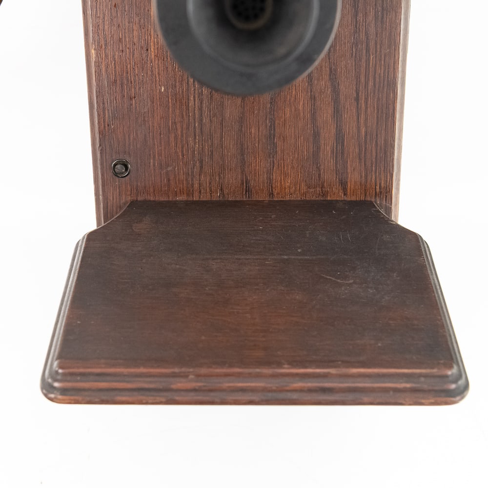 Oak Kellogg Wall Telephone - 6