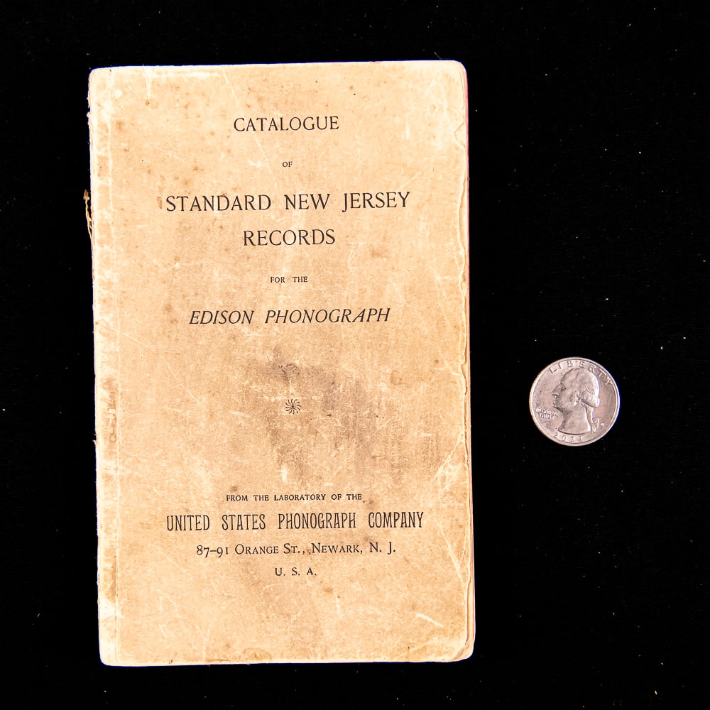 1890s Edison Phonograph Record Catalog (1 of 2)