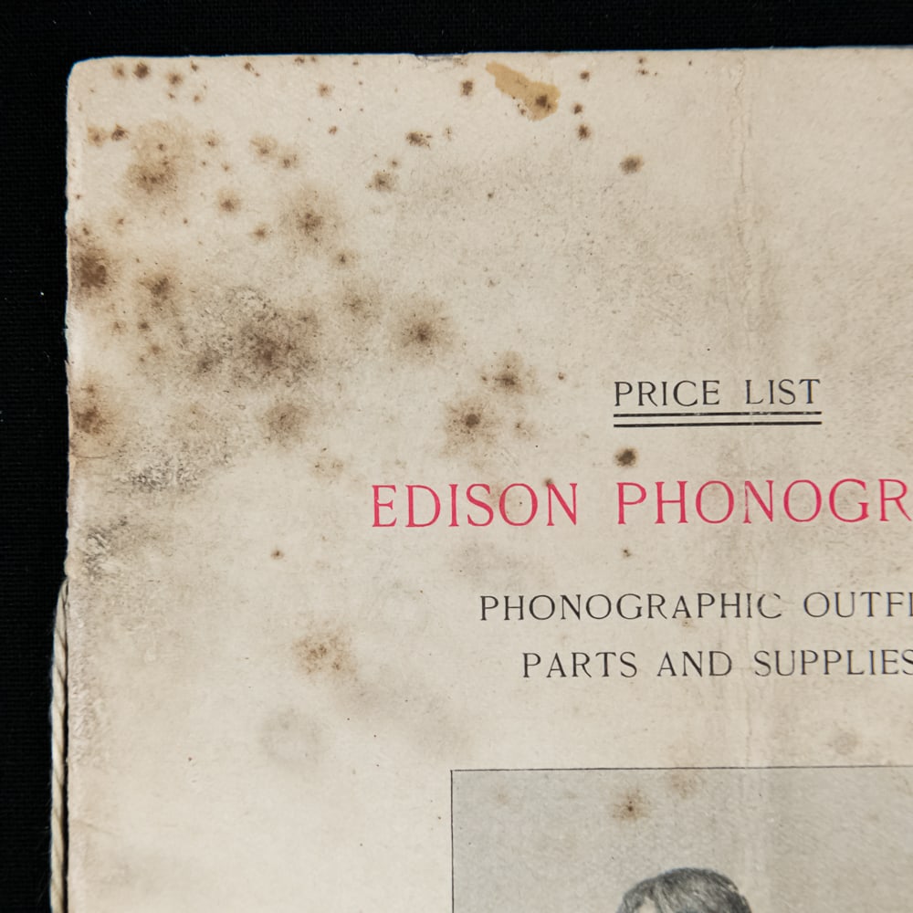 1894 Edison Phonograph Catalog - 2