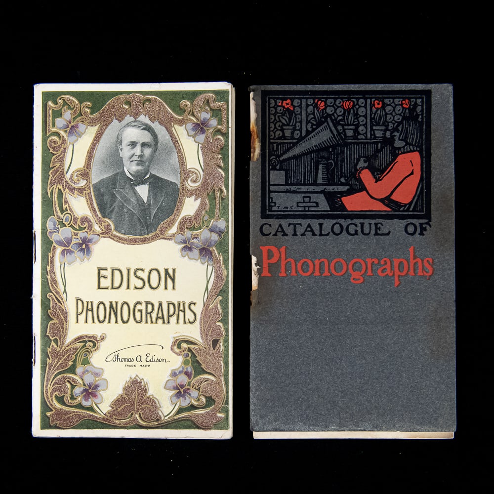 Edison Phonograph Booklet Lot - 4