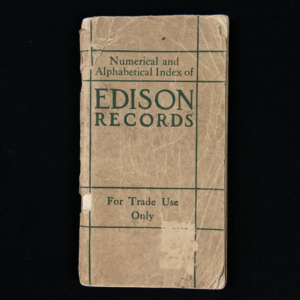 Edison Records Catalog Booklets - 4