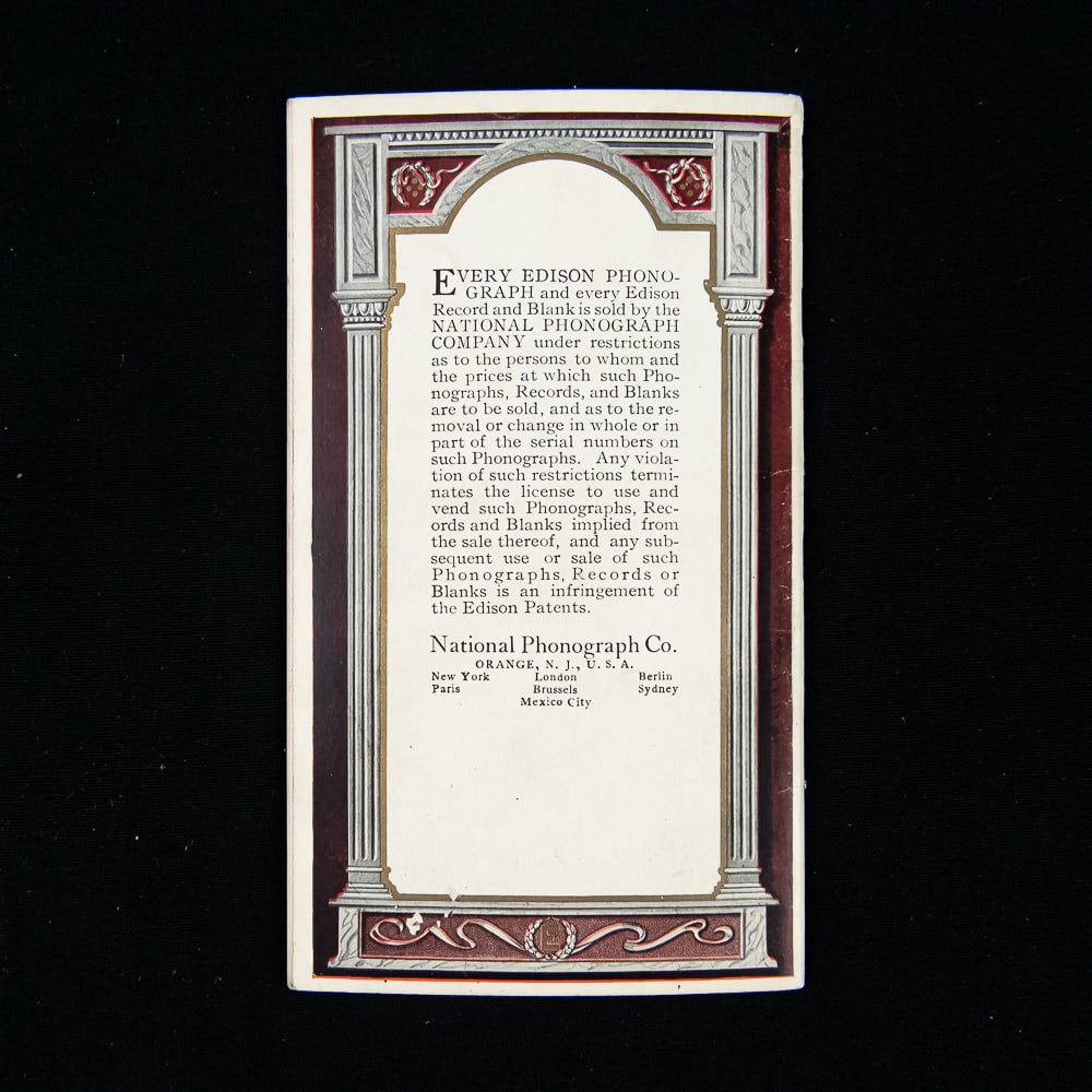 Edison Phonograph Catalogs (2) - 5