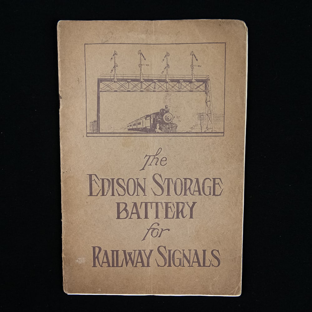 Edison Railway Storage Battery Catalog: 1912 catalog of the Edison Storage Battery for Railway Signals. In good condition. Measures 6" X 9". The Gramophone is a prestigious monthly magazine based in London, universally recognized as a