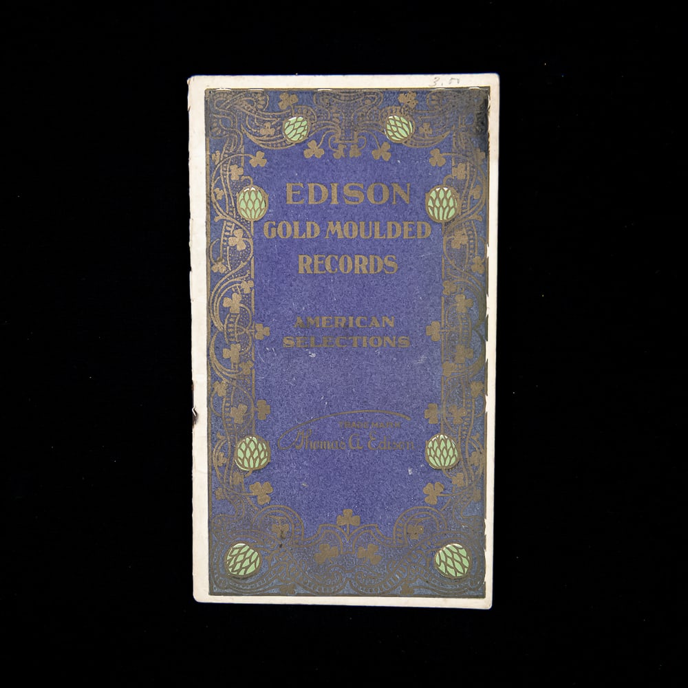 Edison Phonograph Record Booklet Trio - 6