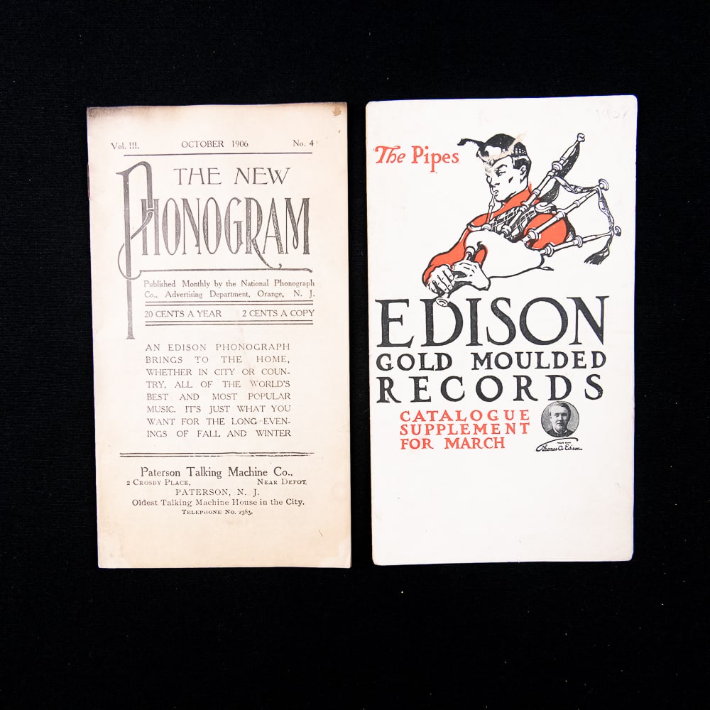 Edison Phonograph Cylinder Supplements - 2