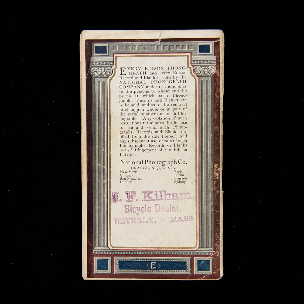 Edison Phonograph Record Booklets (3) - 10