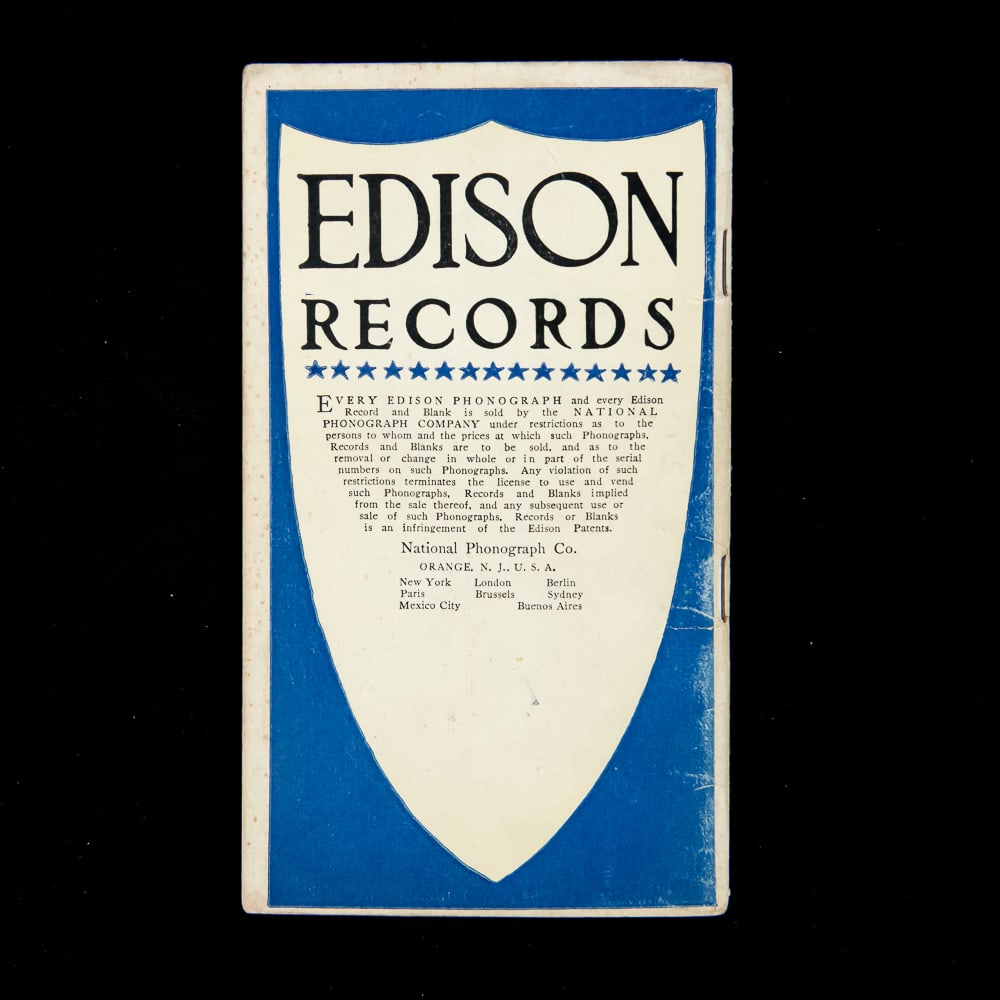 Edison Phonograph Record Booklets (3) - 7