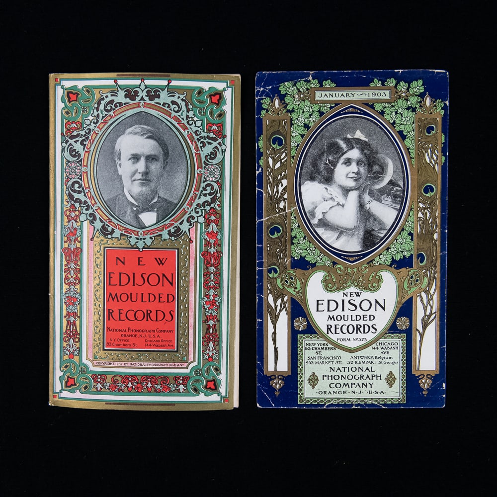1903 Edison Moulded Records Catalogues (1 of 3)
