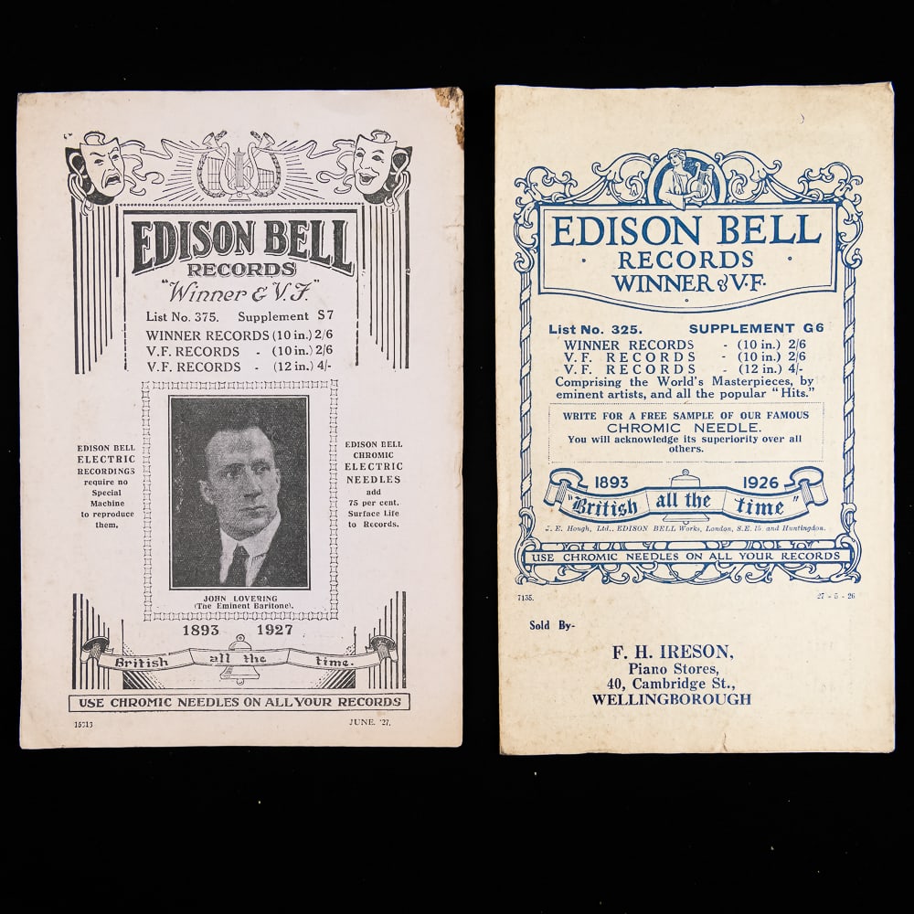 Edison Bell Literature (3) - 3