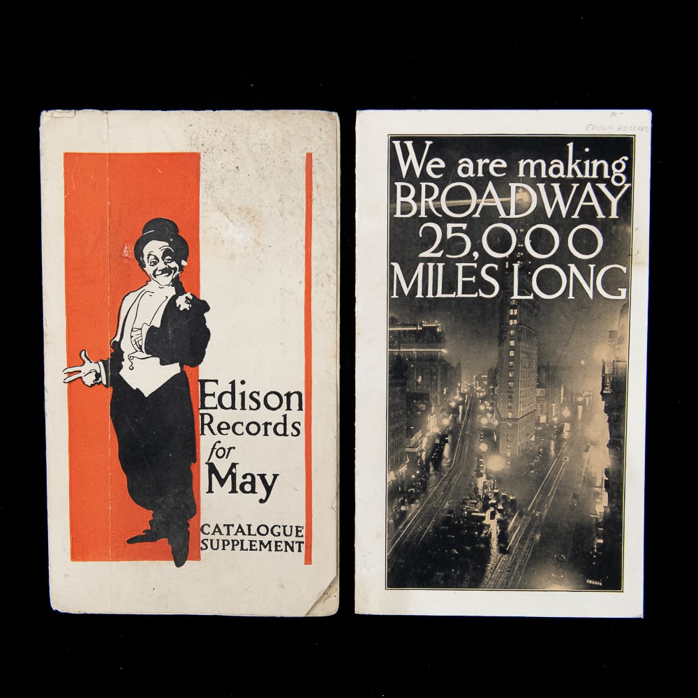 Edison Phonograph Record Catalog Lot - 6