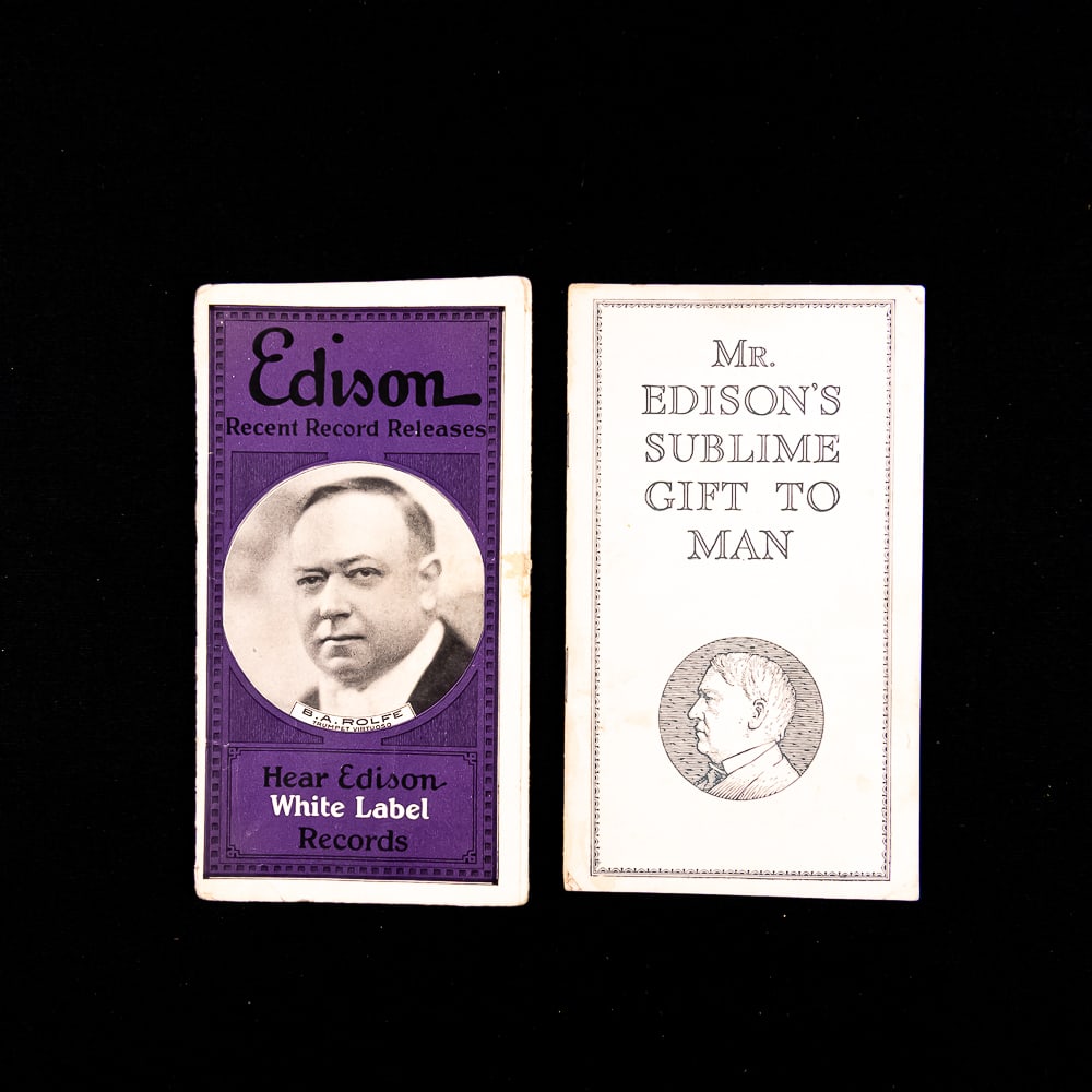 Edison Phonograph Ephemera Lot - 4