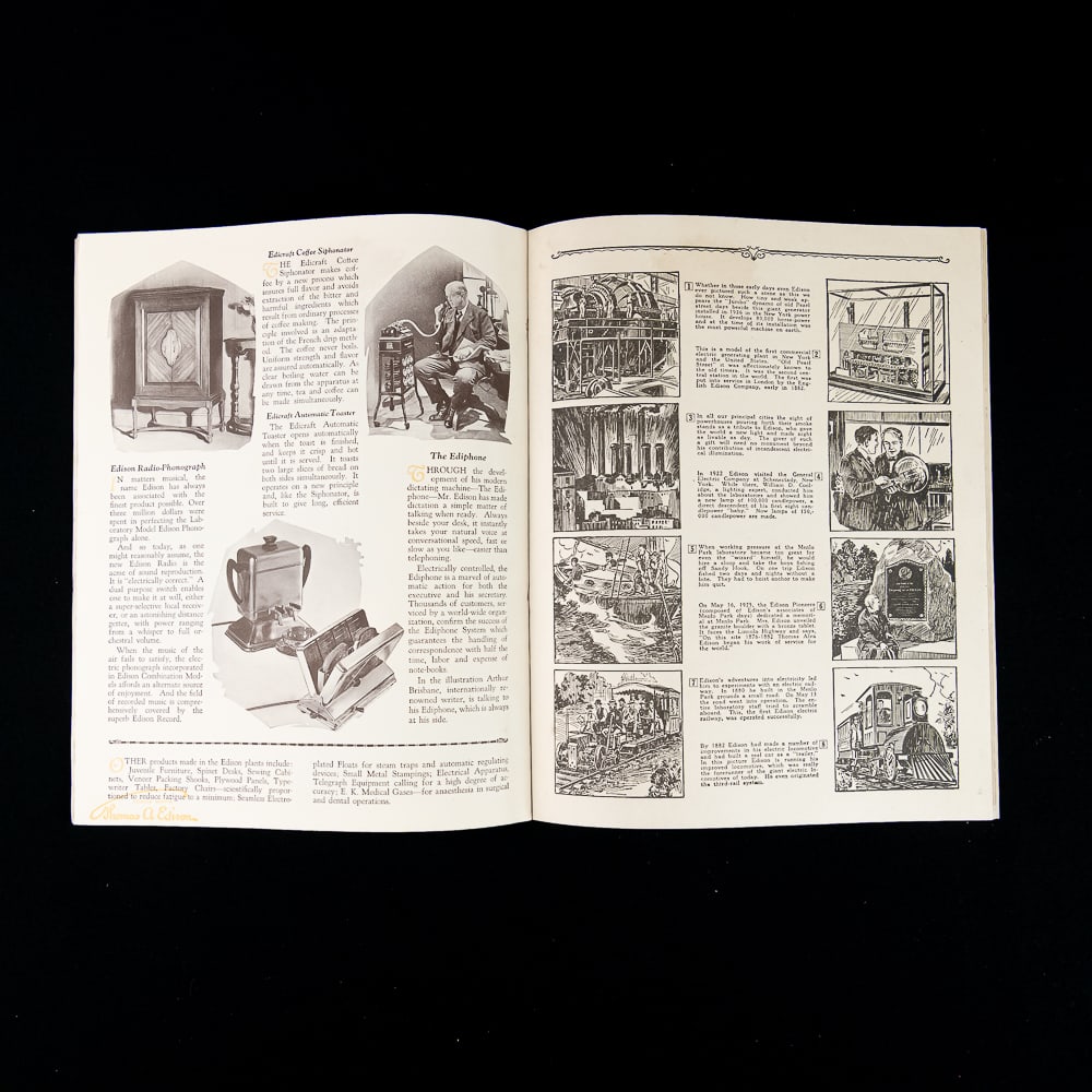 1931 Thomas Edison Memorial Booklets - 6