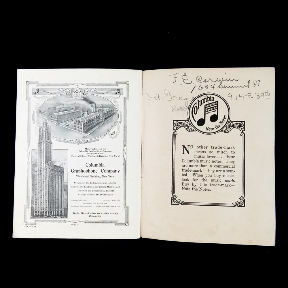 Columbia Graphophone Booklet - 3