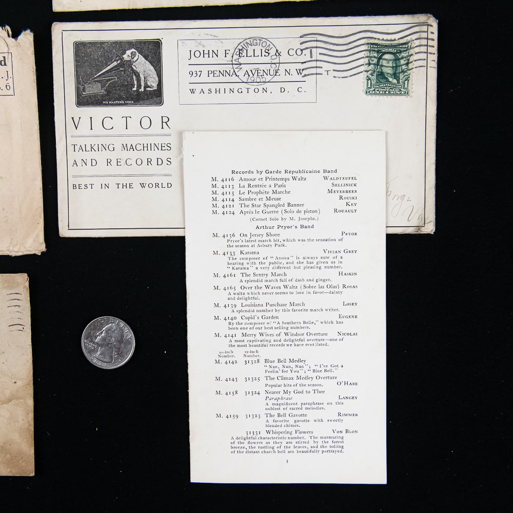 Early Victor Phonograph Ephemera Group - 5