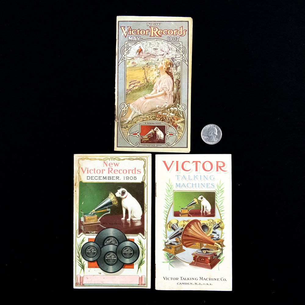 1905-1907 Victor Booklet Trio (1 of 2)