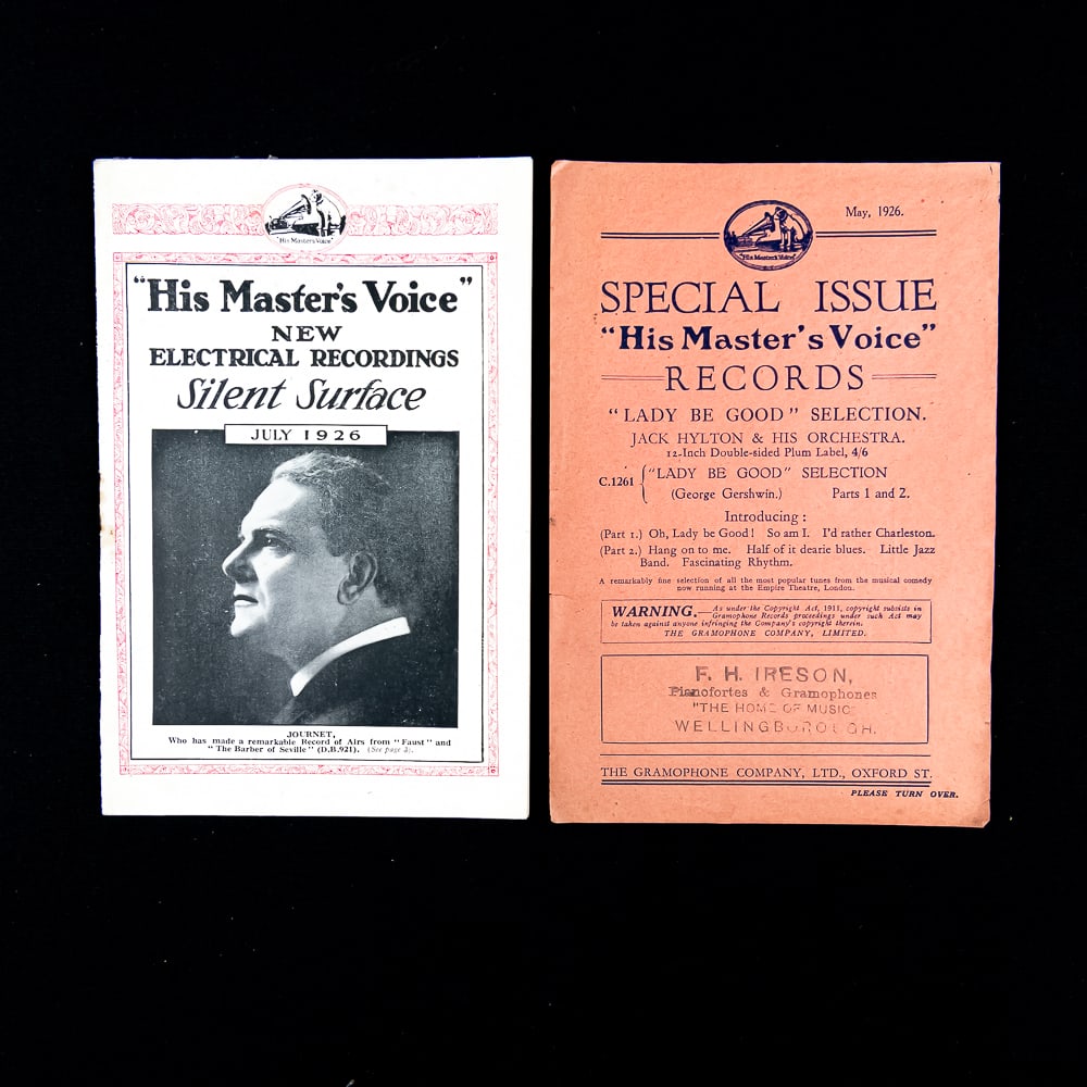 Gramophone & Phonograph Pamphlets - 2
