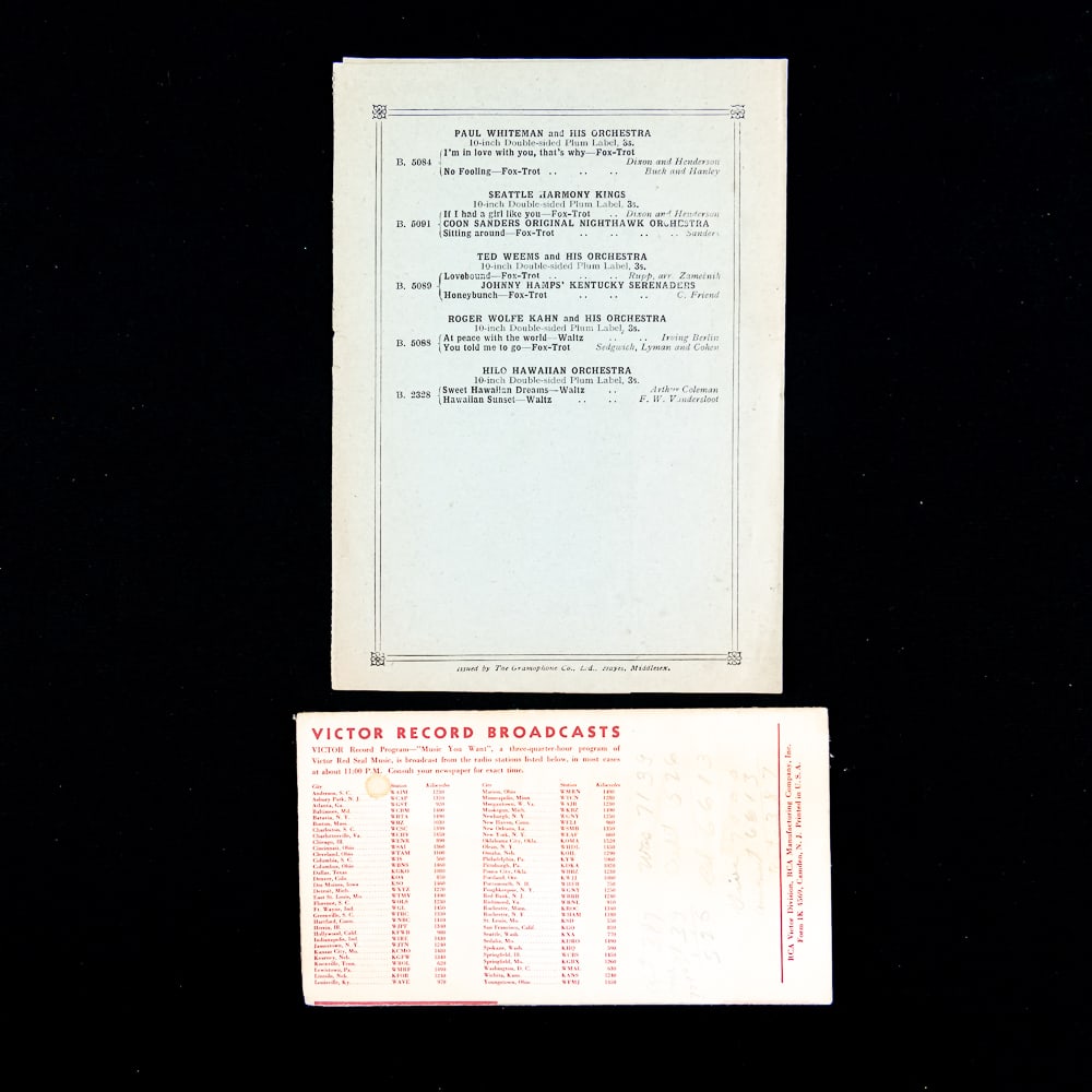Gramophone & Phonograph Pamphlets - 7
