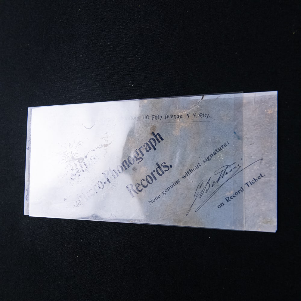 Bettini Micro-Phonograph Slip - 2