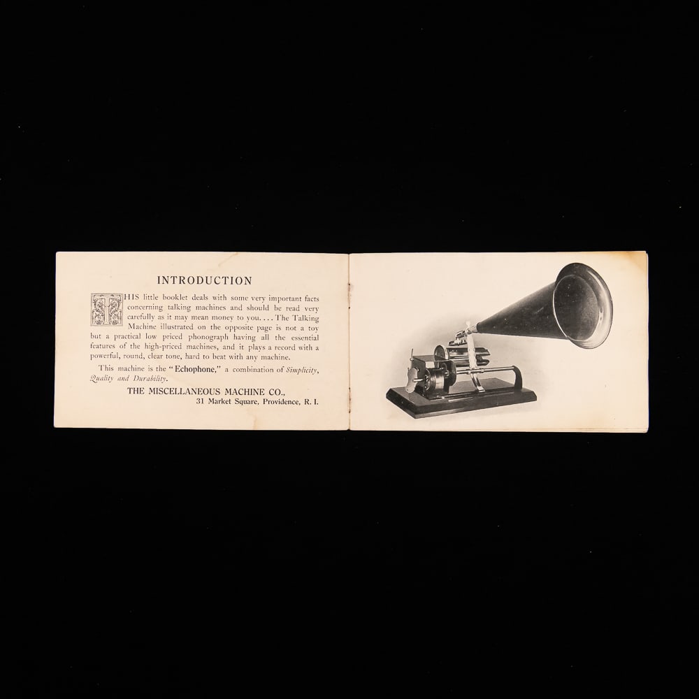 1908 Echophone Cylinder Phonograph Catalog - 2