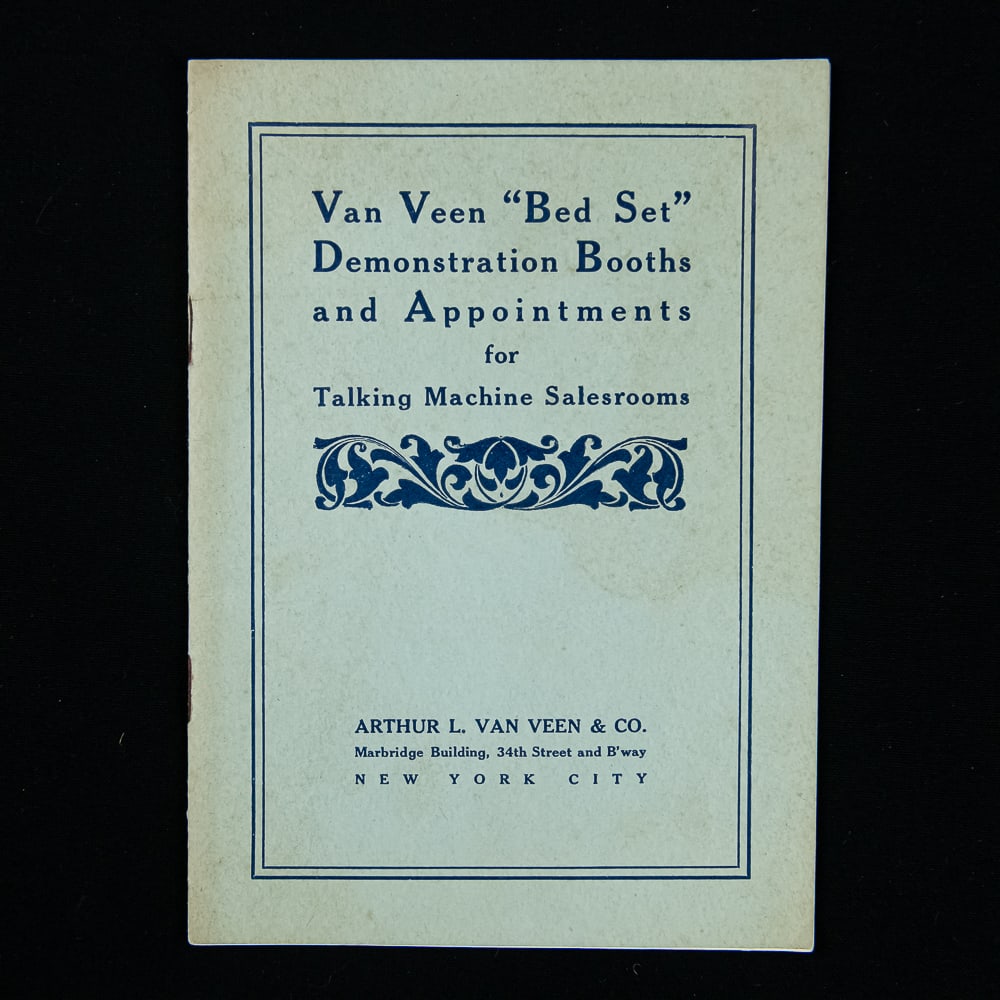 1919 Van Veen Phonograph Booth Archive - 6
