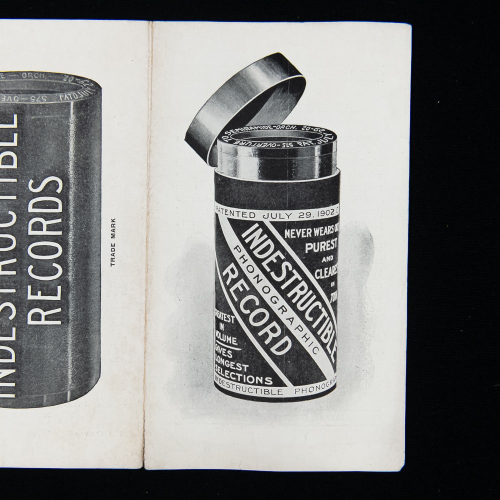 1907 Indestructible Records Flyer - 2