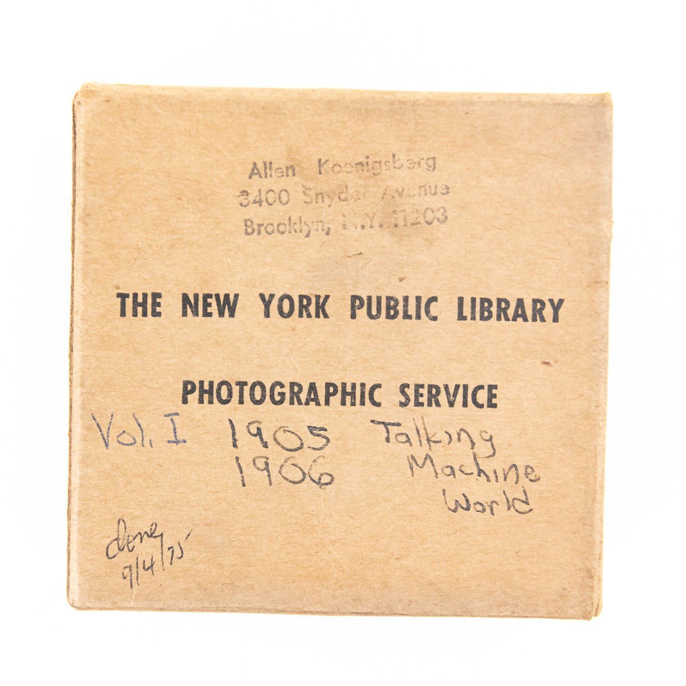 Talking Machine World on Microfilm - 8