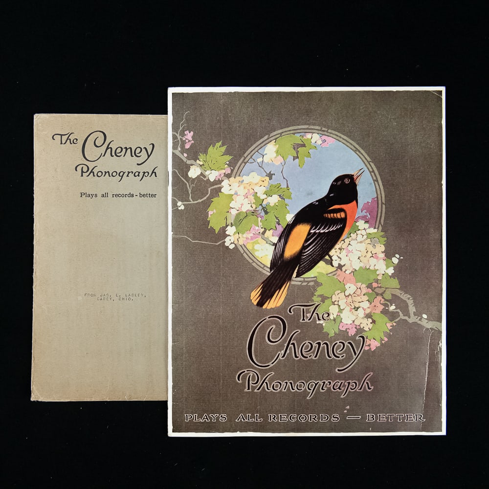 Cheney Phonograph Ephemera Lot - 2