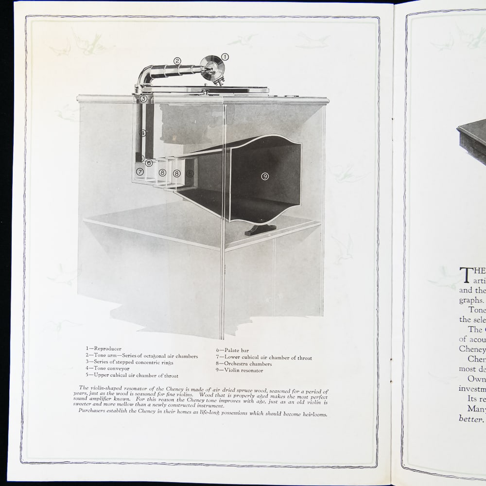 Cheney Phonograph Ephemera Lot - 3