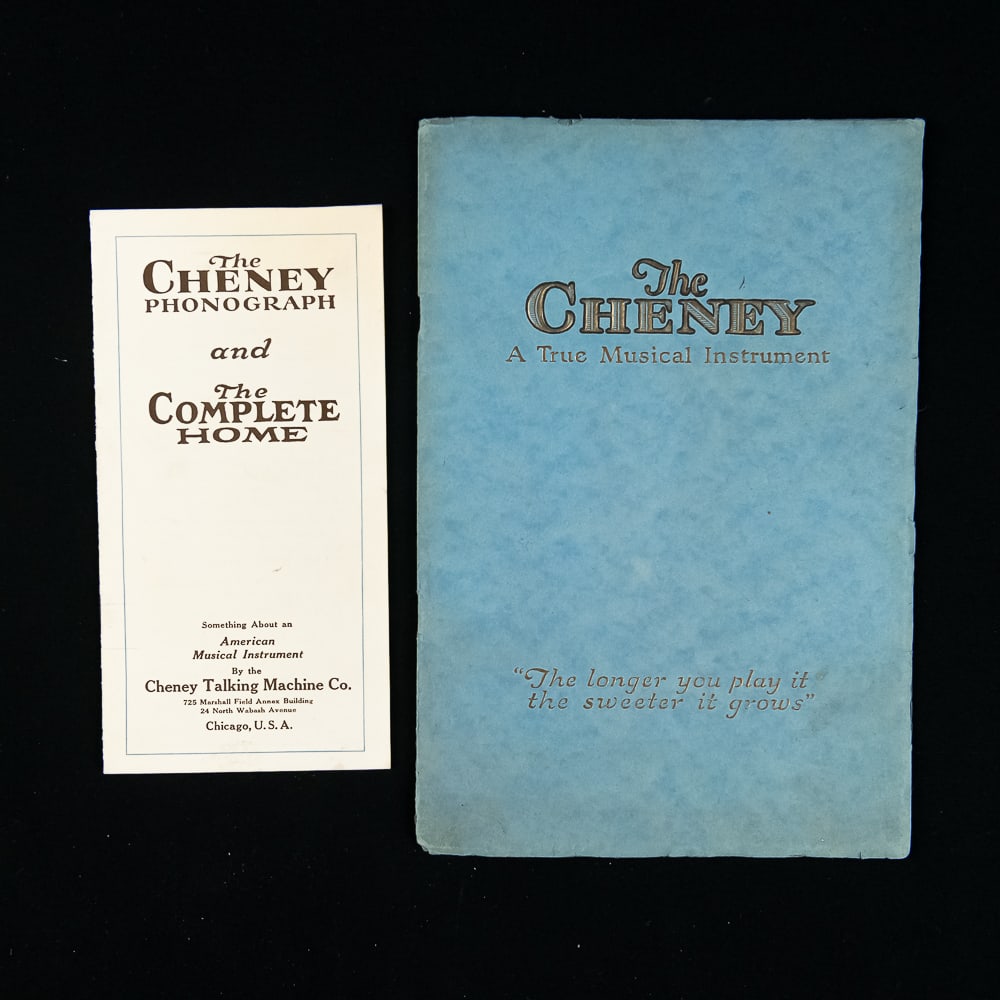 Cheney Phonograph Ephemera Lot - 7