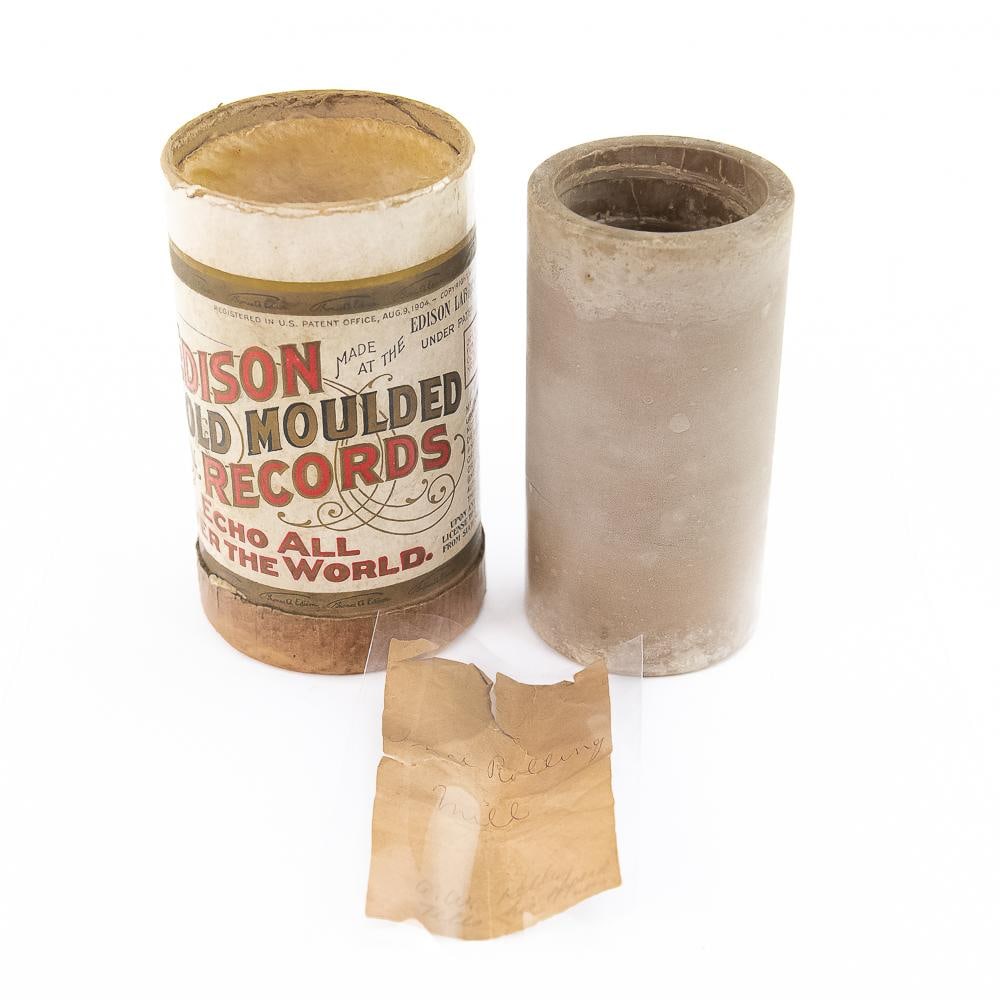 Brown Wax Cylinder Record (1 of 7)
