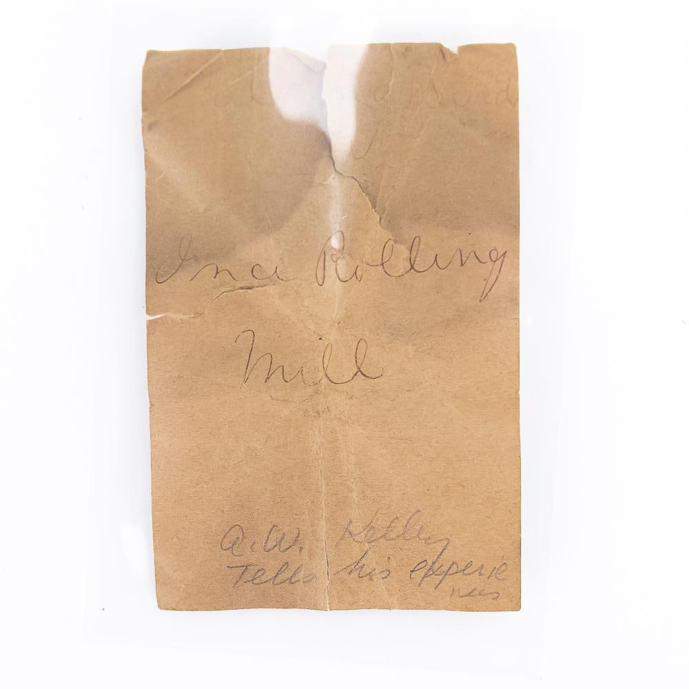 Brown Wax Cylinder Record - 7