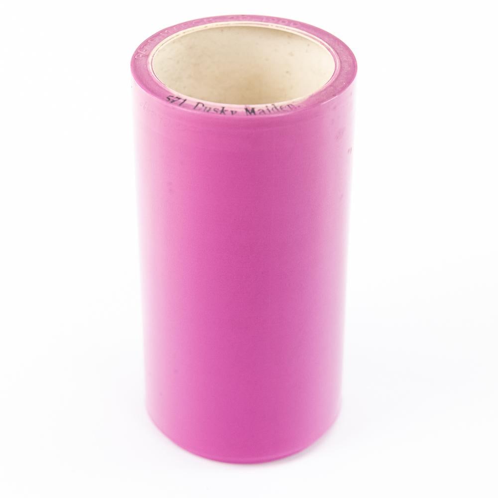 Pink Lambert Cylinder Record # 571: # 571 Dusky Maiden. Beautiful even pink color. No scratches or splits. No box. Barely fits on mandrel. From the Allen Koenigsberg collection..