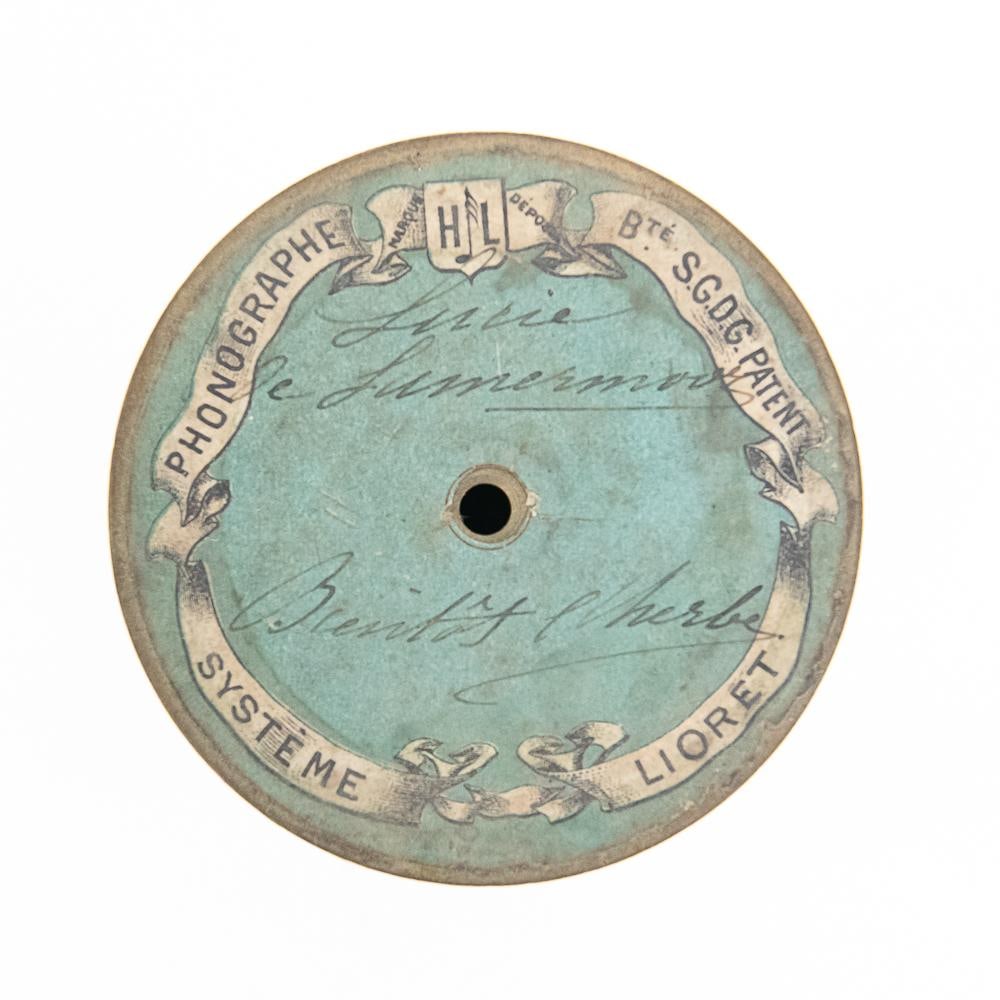 Lioret Celluloid Cylinder Record - 3