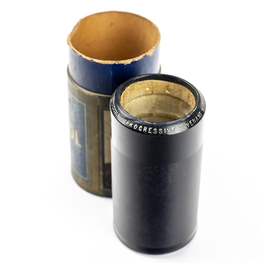 Theodore Roosevelt Unissued Blue Amberol Cylinder: The historic 1912 campaign speech "Progressive Covenant with the People" was recorded by Theodore Roosevelt for Thomas Edison's National Phonograph Company, but it holds a unique status as the only re
