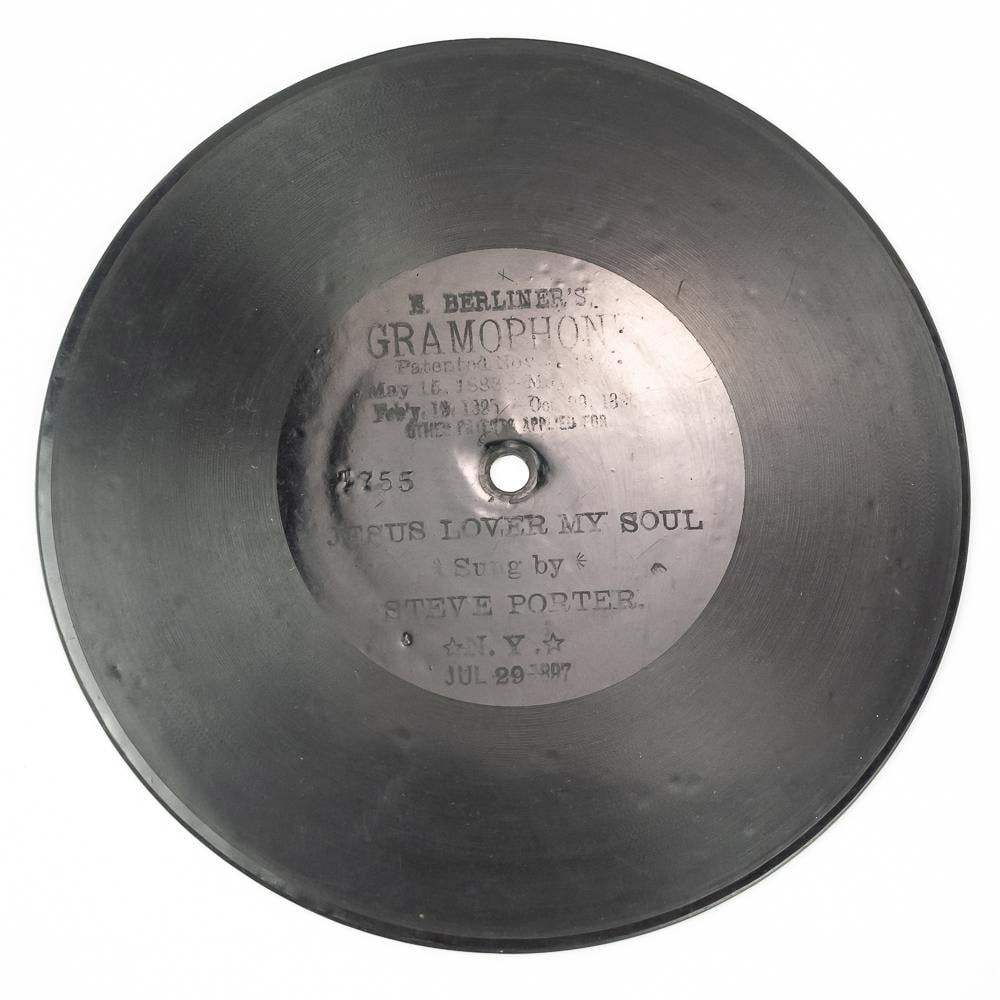 1897 Berliner Gramophone 7" Record 1755 (1 of 4)