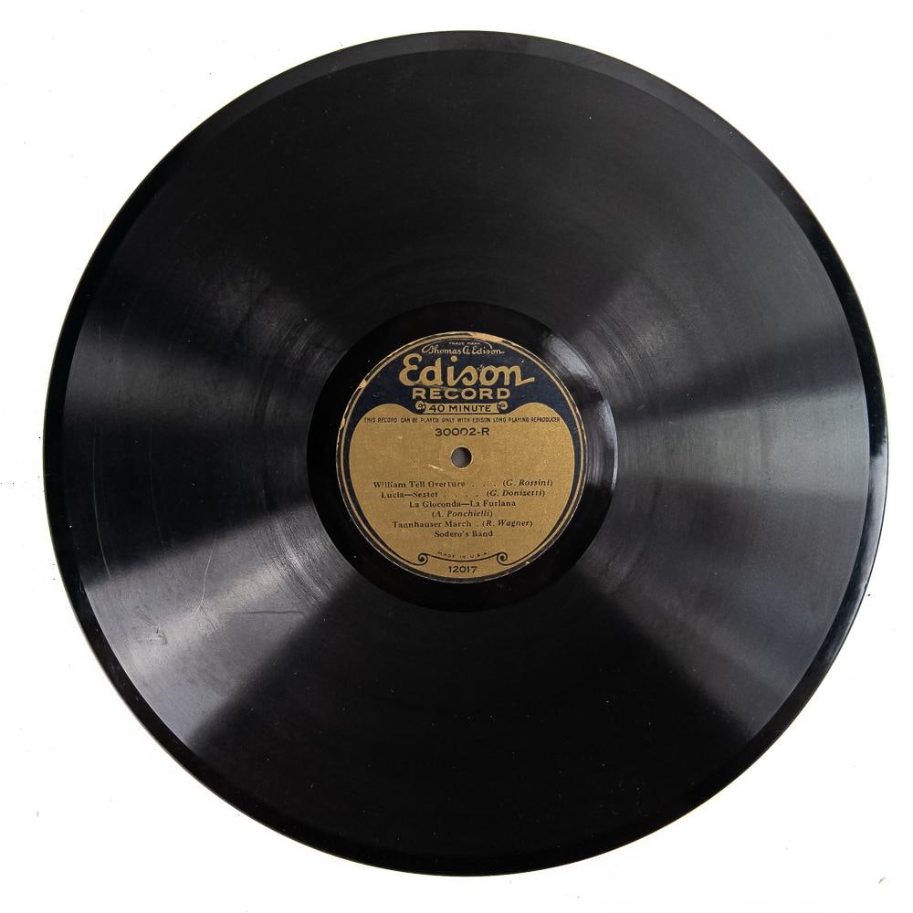 Edison 40 Minute LP Disc Record - 2