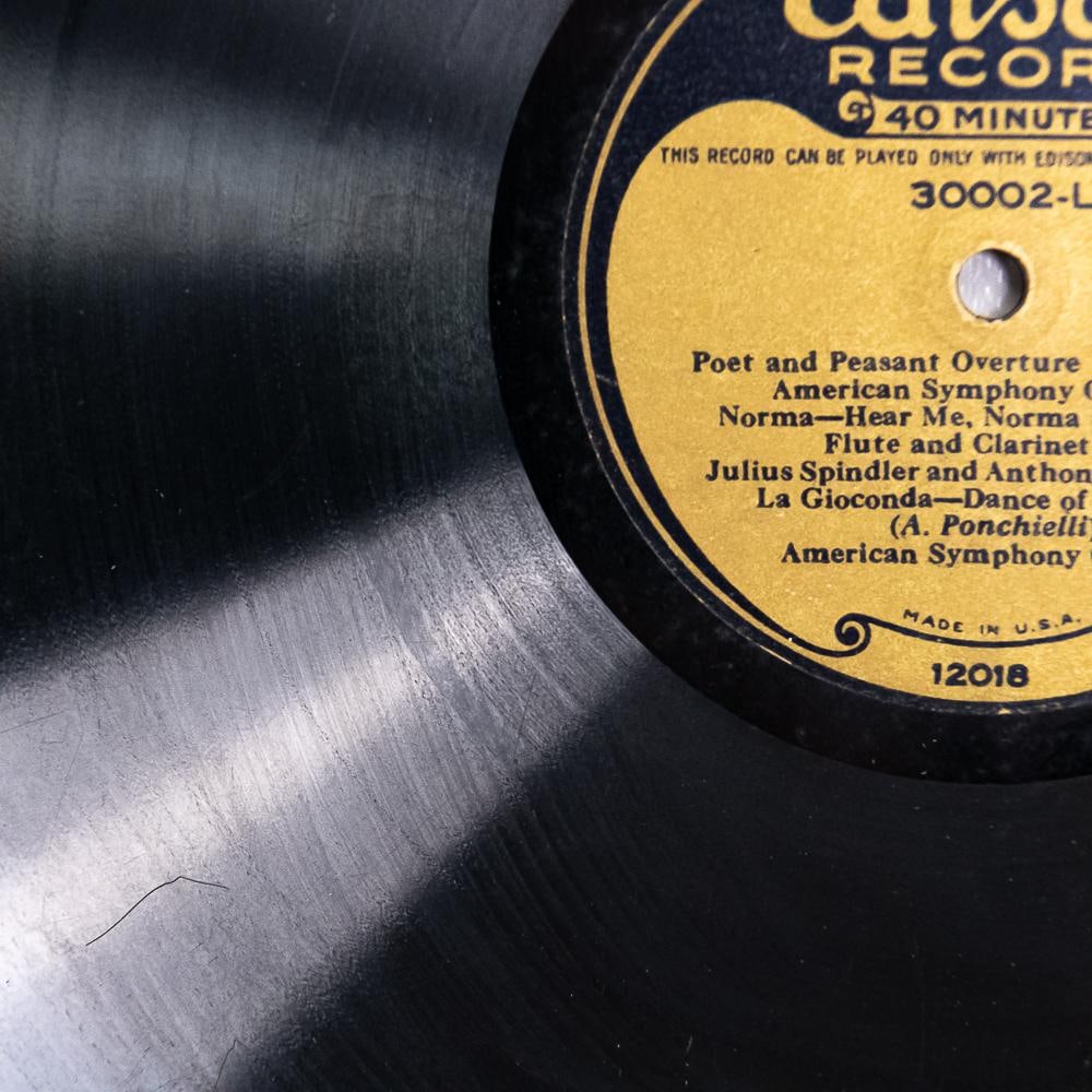 Edison 40 Minute LP Disc Record - 7