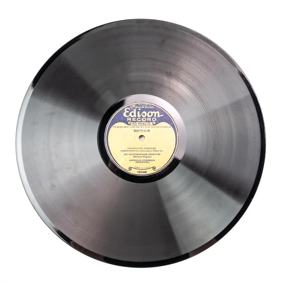 Edison 12" Long Play Disc Record - 5