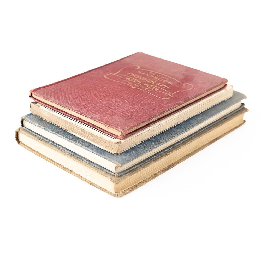 Antique Phonograph Reference Books Grouping (4) - 2