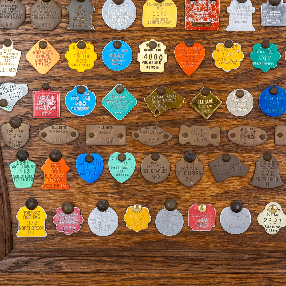 Vintage "Dog" Tag Display - 4